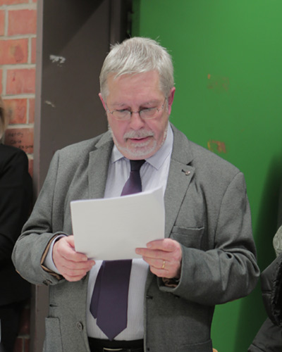 Monsieur Rousseau faisant son discours